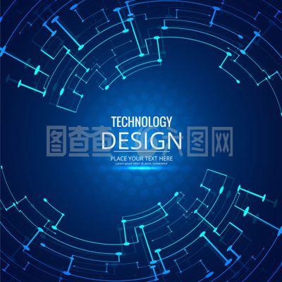科技与商务融合的蓝色未来