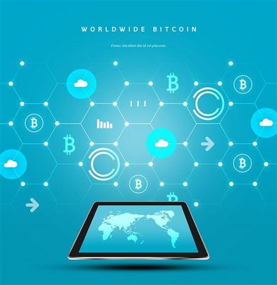 科技感未来货币 比特币引领虚拟经济新浪潮